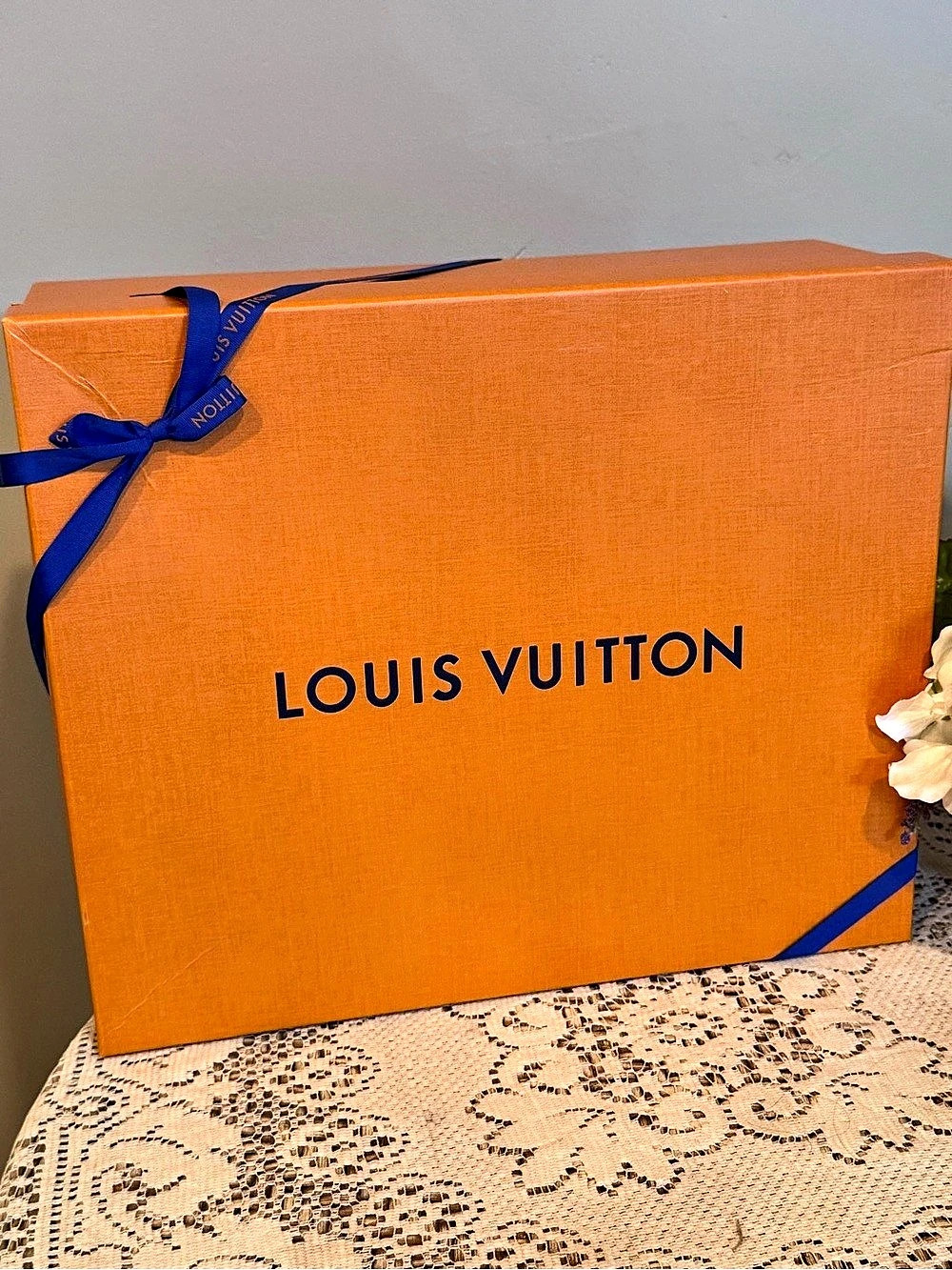 Louis Vuitton Orange Travel Box